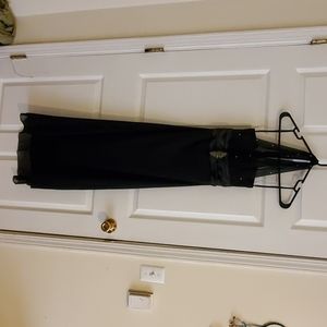 Long black dress short in front longer in back